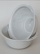 Set Bowl y Colador Escurridor Plástico 23.5 cm - Miniatura 2