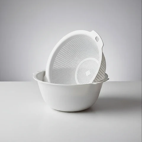 Set Colador y Bowl Plástico  para Cocina