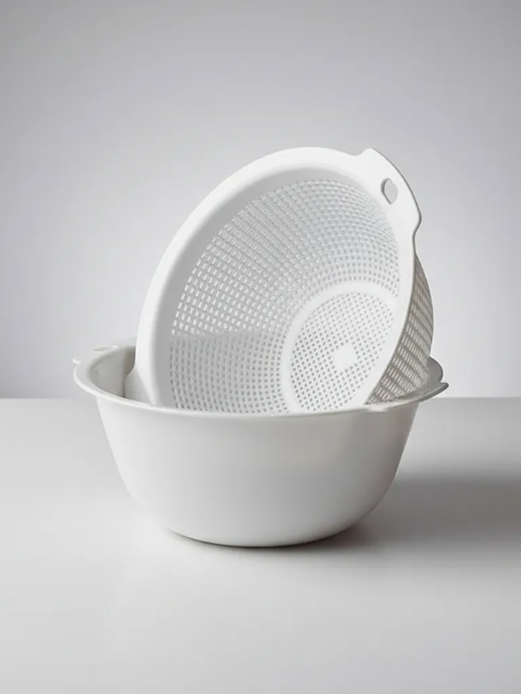 Set Colador y Bowl Plástico  para Cocina 2
