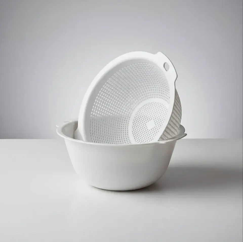 Set Colador y Bowl Plástico  para Cocina 2