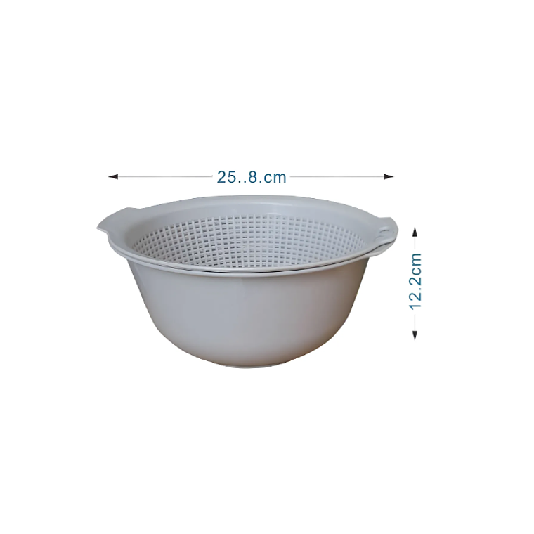 Set Colador y Bowl Plástico  para Cocina 5