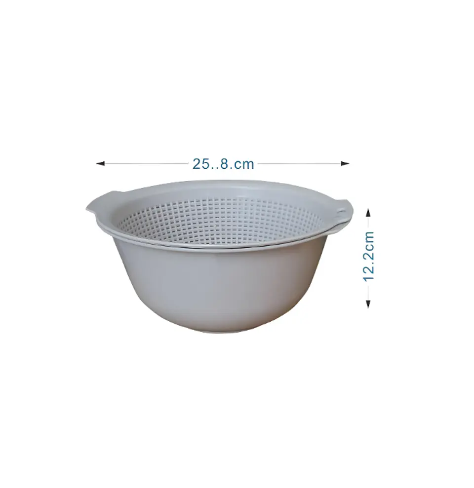 Set Colador y Bowl Plástico  para Cocina 5