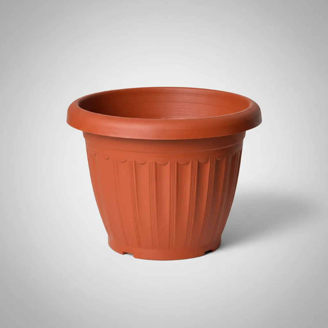 Macetero Plástico Redondo Terracota 25.5cm 3