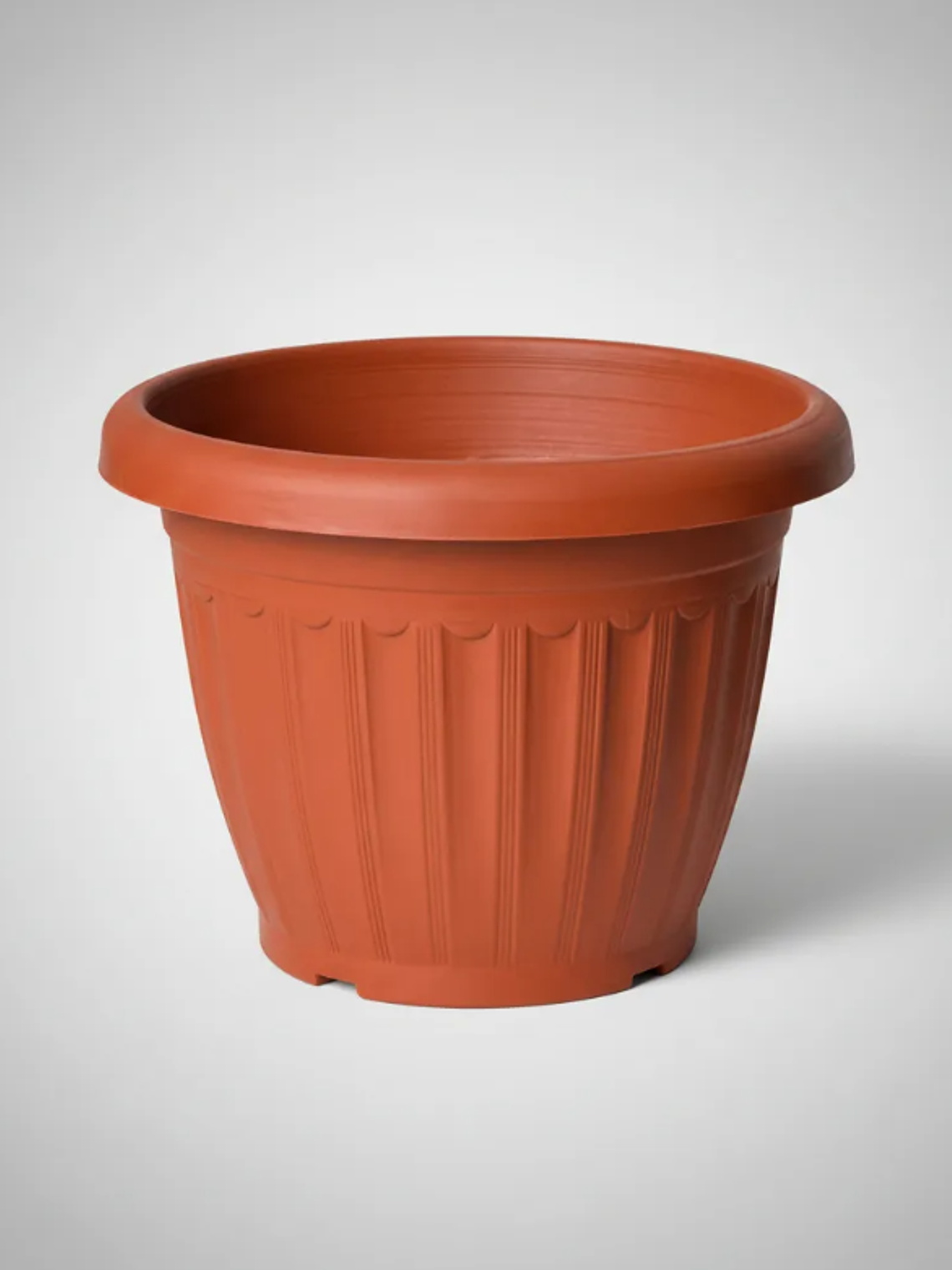 Macetero Plástico Redondo Terracota 25.5cm 3