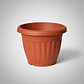 Macetero Plástico Redondo Terracota 25.5cm - Miniatura 3