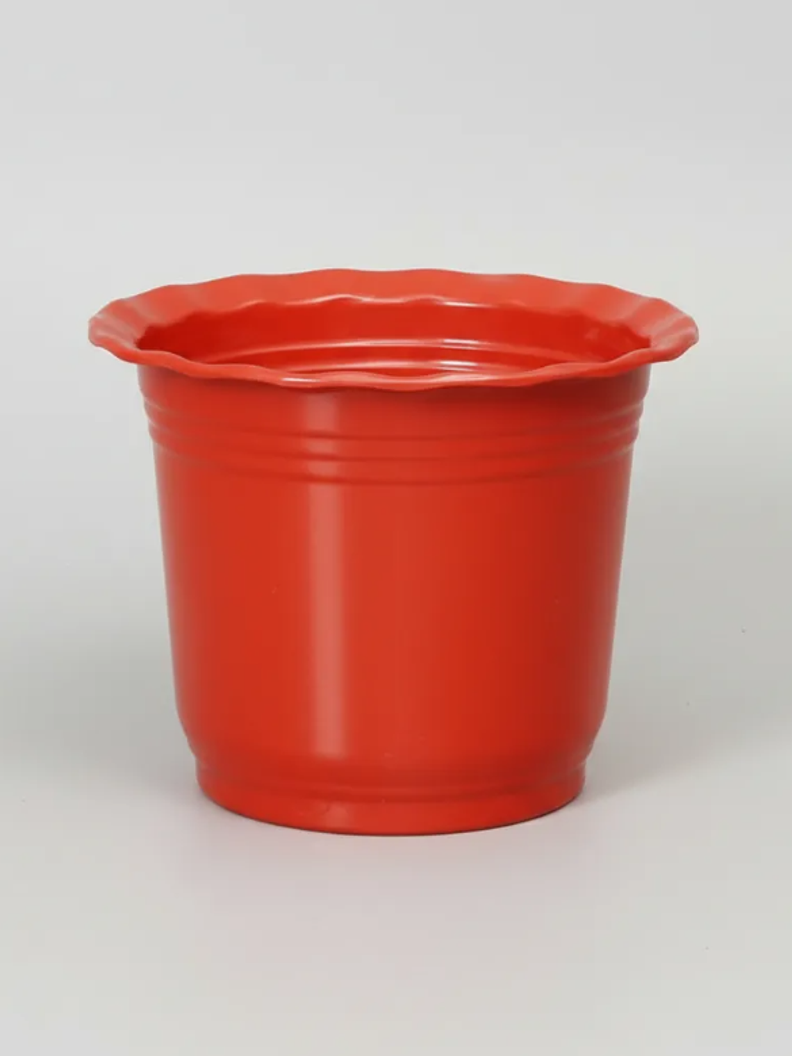 Macetero Plástico Rojo 3