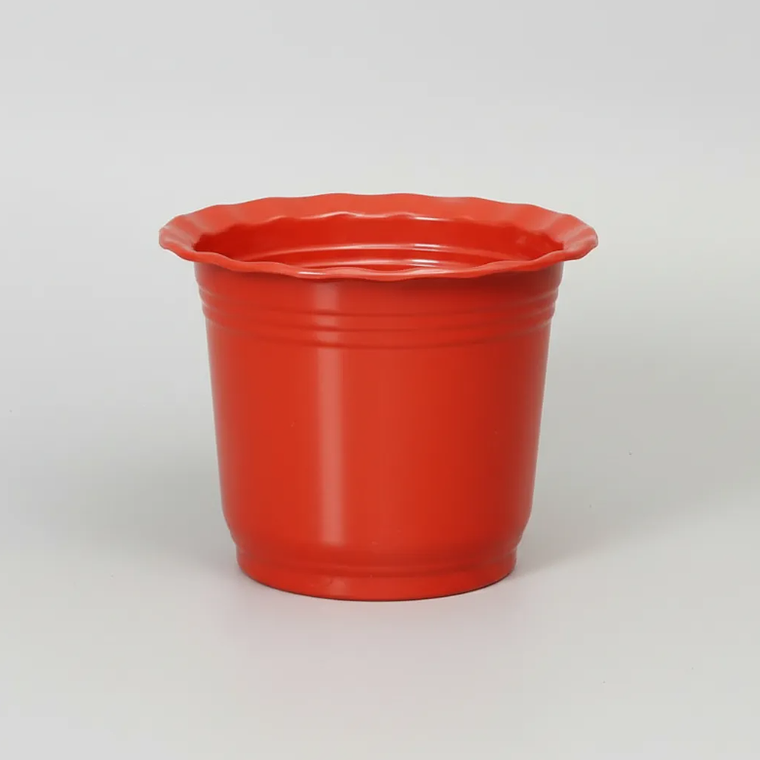Macetero Plástico Rojo 3