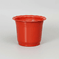 Macetero Plástico Rojo - Miniatura 3