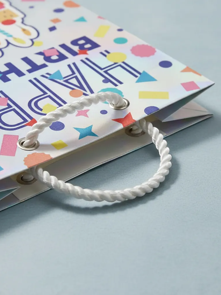 Bolsa De Regalo Cumpleaños Holográfica  4