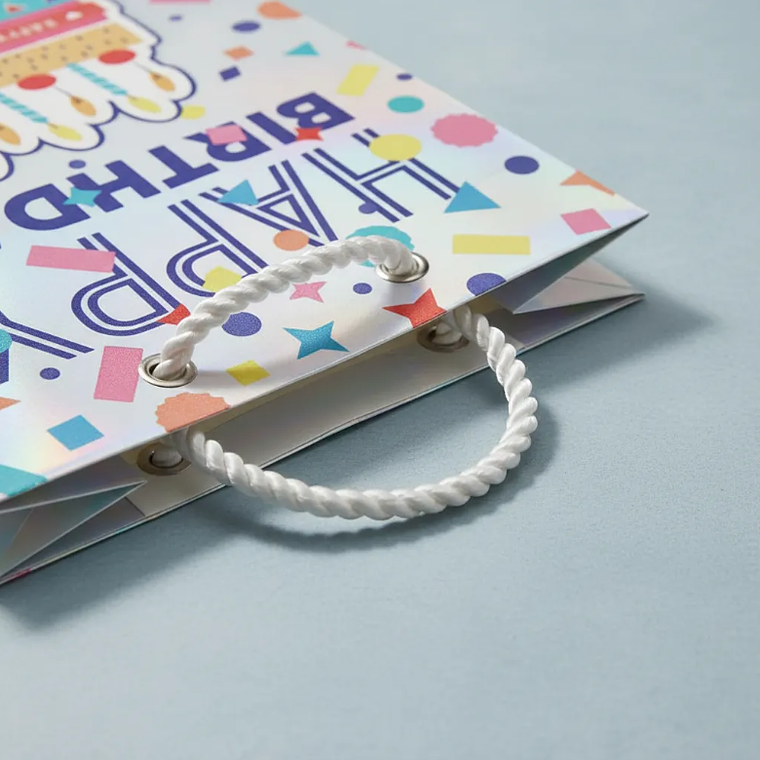 Bolsa De Regalo Cumpleaños Holográfica  4