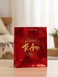 Bolsa de regalo mediana Te Amo metalizada - Miniatura 3