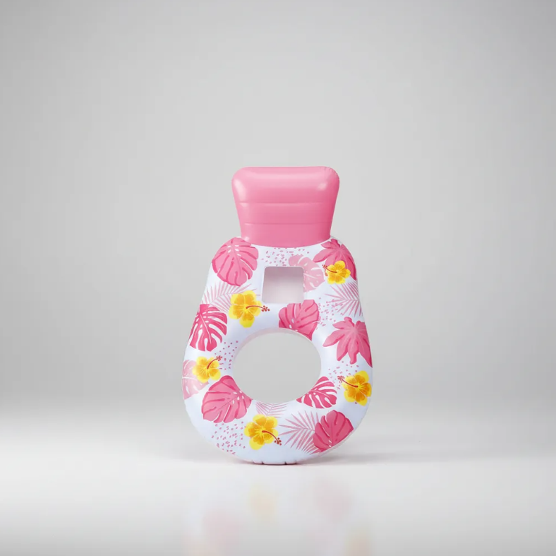 Sillón Flotador Inflable Floral con Respaldo para Piscina 2