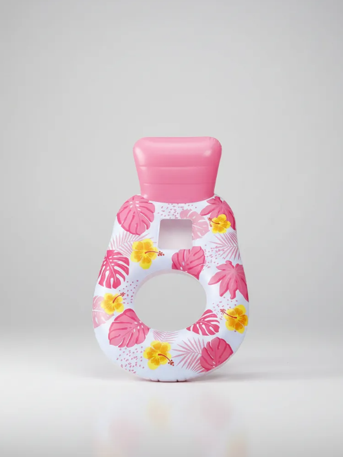 Sillón Flotador Inflable Floral con Respaldo para Piscina 2