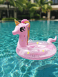 Flotador Unicornio Bebé con Asiento y Brillos 70cm - Miniatura 4