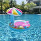Flotador Salvavidas Para Bebé Con Techo Quitasol Piscina - Miniatura 1