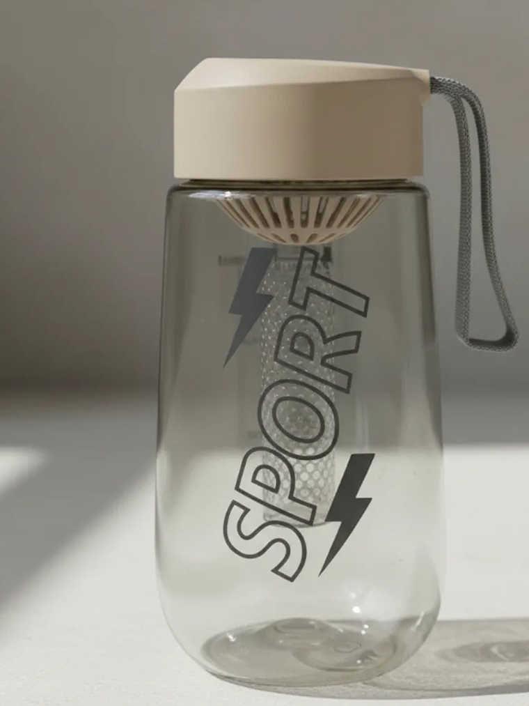 Botella deportiva 480ml con infusor y tapa 1