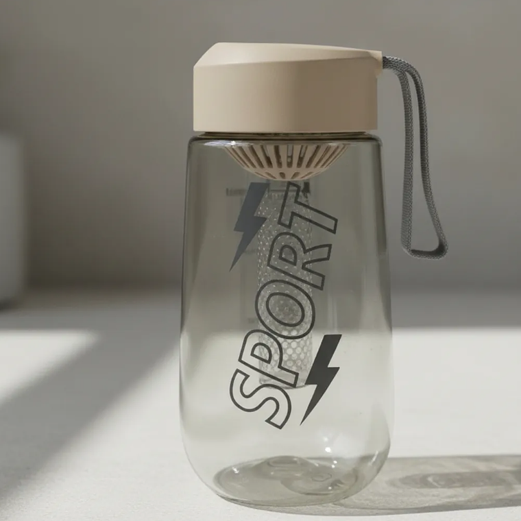 Botella deportiva 480ml con infusor y tapa 1