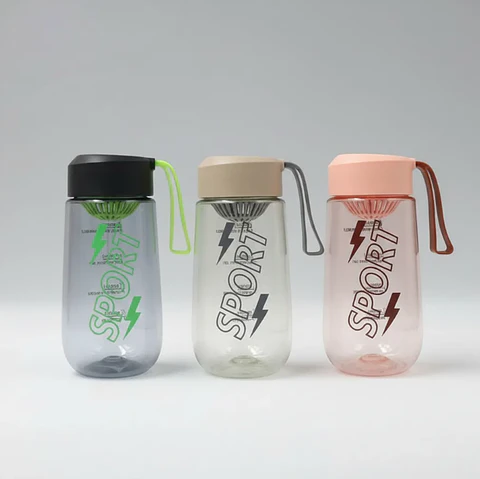 Botella deportiva 480ml con infusor y tapa