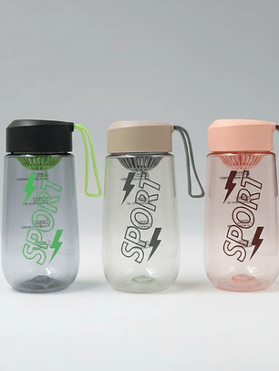 Botella deportiva 480ml con infusor y tapa