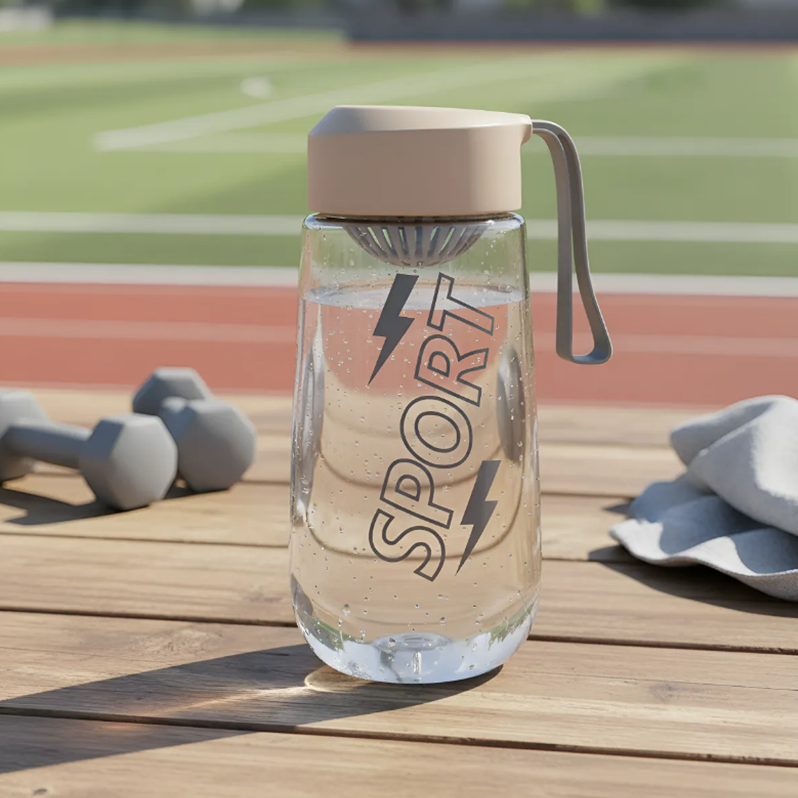 Botella deportiva 480ml con infusor y tapa 5