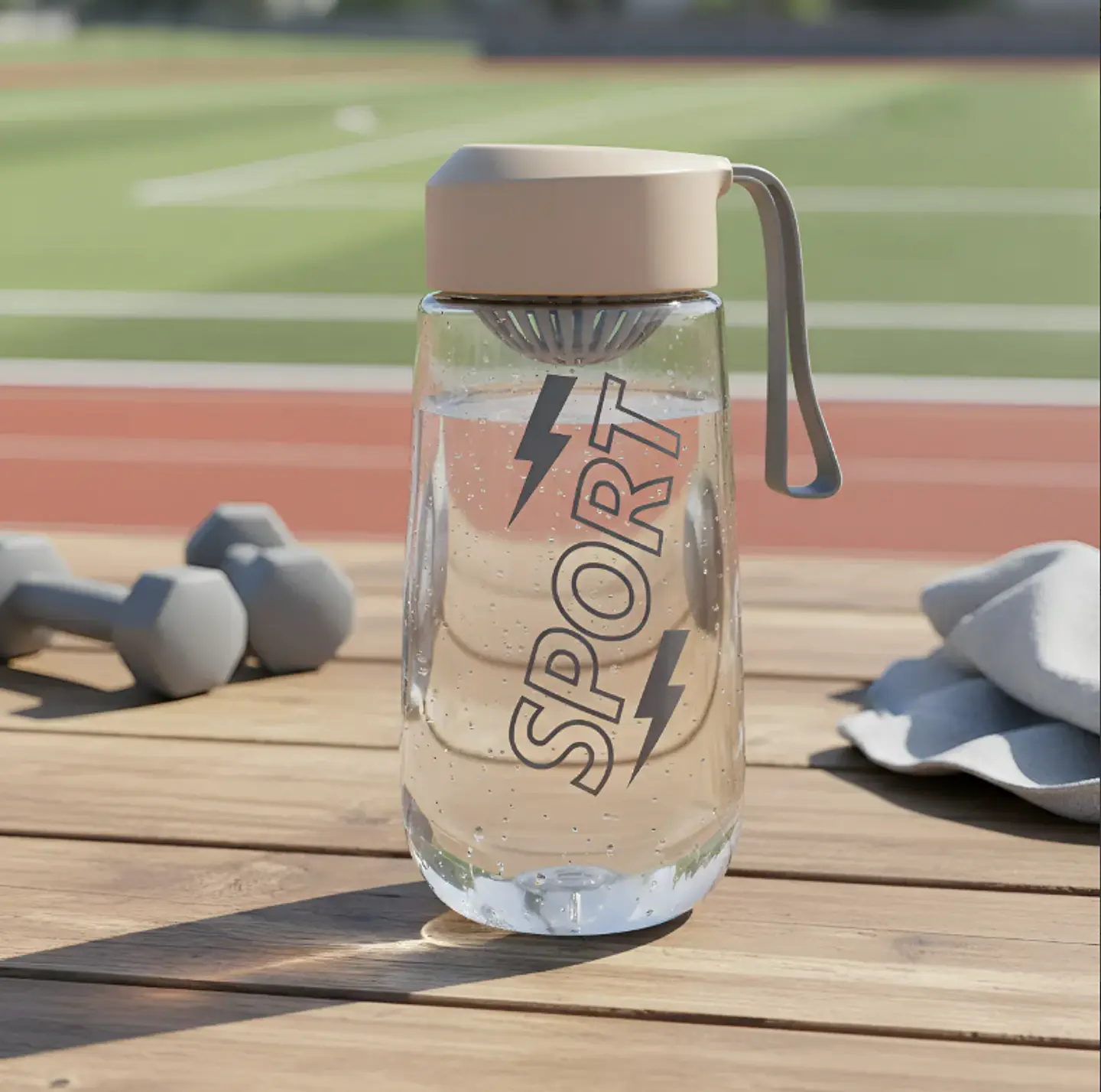 Botella deportiva 480ml con infusor y tapa 5