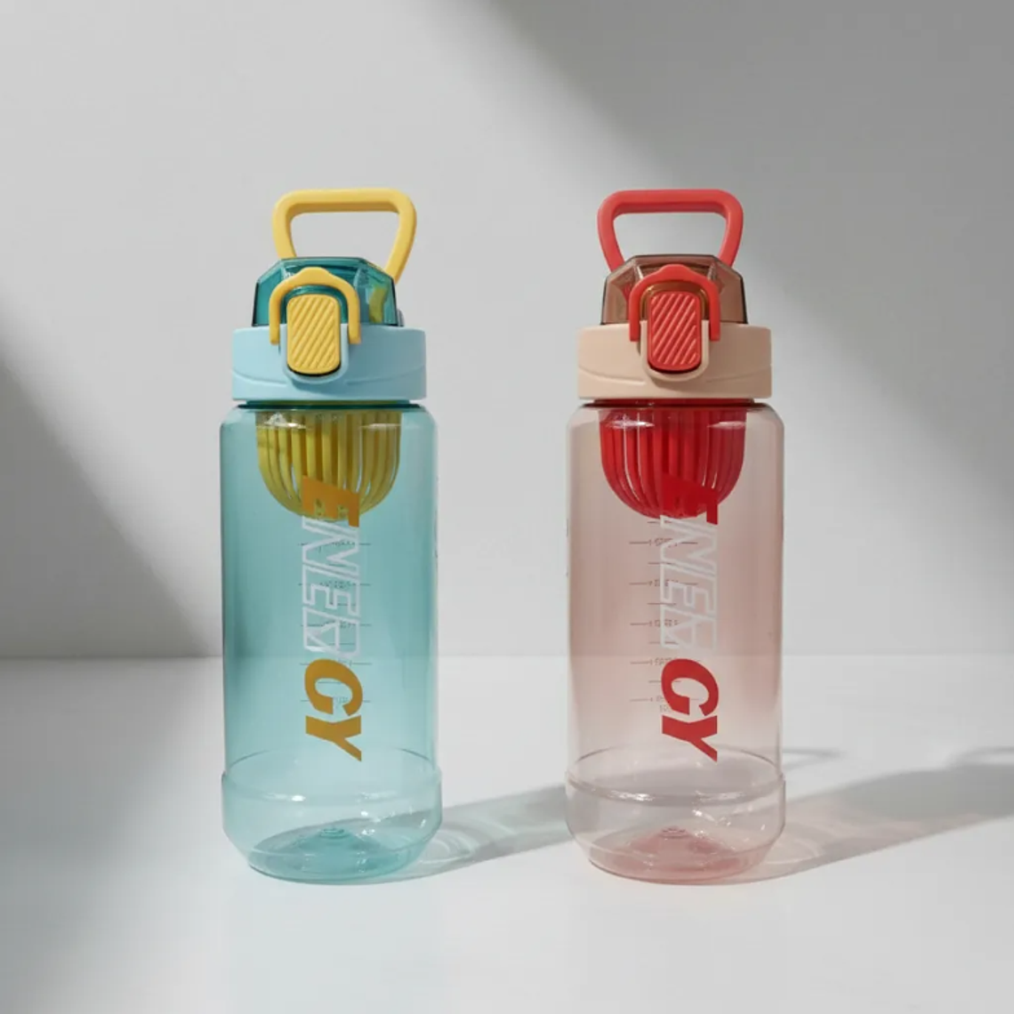 Botella De Agua Deportiva 650ml Con Infusor Filtro  1