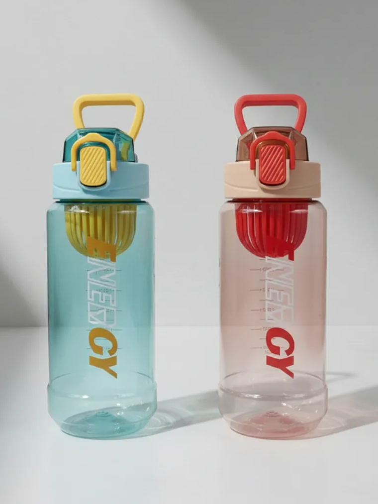 Botella De Agua Deportiva 650ml Con Infusor Filtro  1