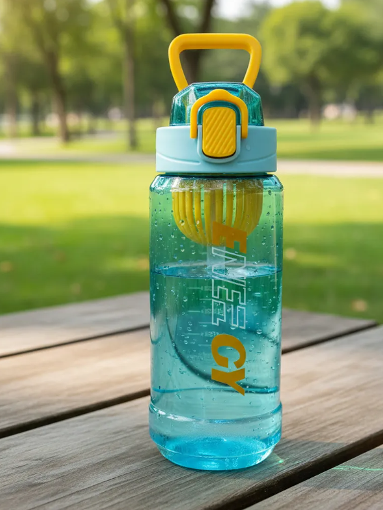 Botella De Agua Deportiva 650ml Con Infusor Filtro  5