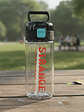 Botella De Agua Diseño Strange Con Bombilla Y Tapa De Seguridad - Miniatura 2