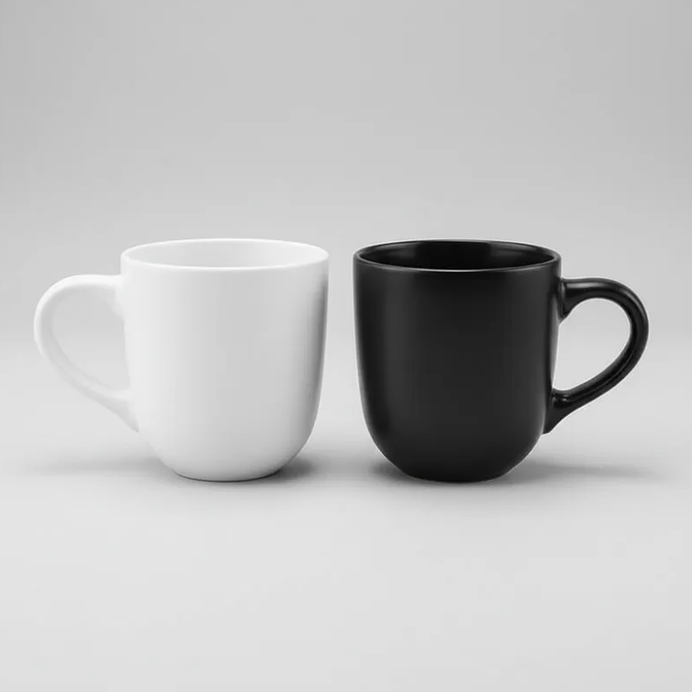 Taza de cerámica 350ml colores  2