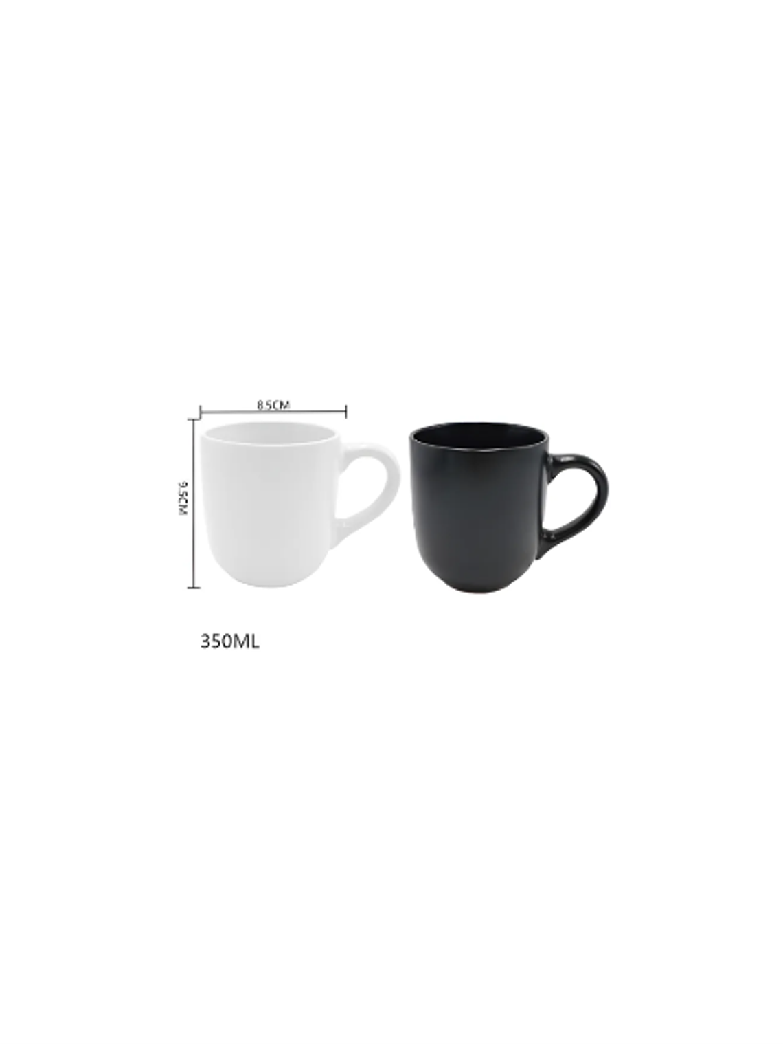 Taza de cerámica 350ml colores  5