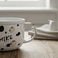Tazón grande cerámica diseño vaca para desayuno 13cm - Miniatura 5