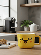 Tazón cerámica emoji carita kawaii amarillo  - Miniatura 5