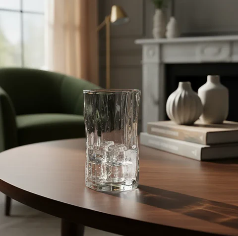 set vaso de vidrio de 270ml 6pcs