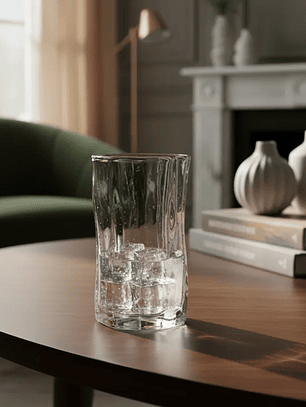 set vaso de vidrio de 270ml 6pcs