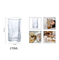 set vaso de vidrio de 270ml 6pcs - Miniatura 2