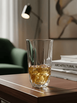 set vasos de vidrios de 320ml 6pcs