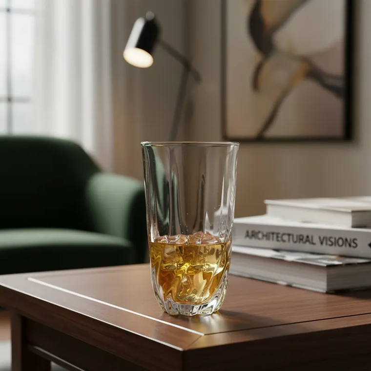 set vasos de vidrios de 320ml 6pcs 1