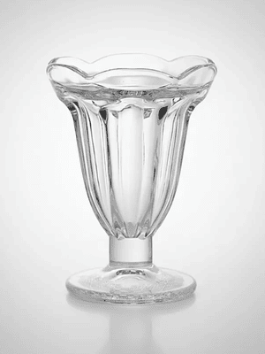 set copas de vidrio de helado 6pcs