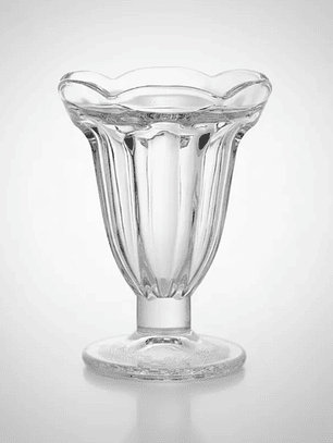 set copas de vidrio de helado 6pcs