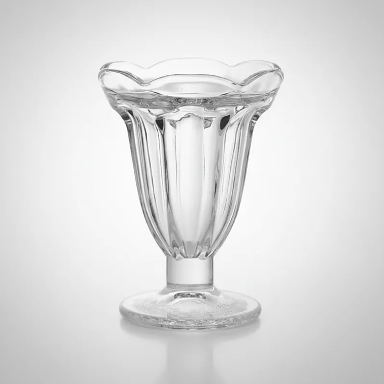 set copas de vidrio de helado 6pcs 1