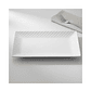 Plato fuente rectangular cerámica blanca 30x16 cm - Miniatura 2