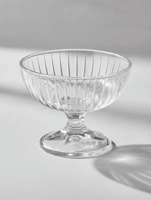 set copas de vidrio de helado 6pcs