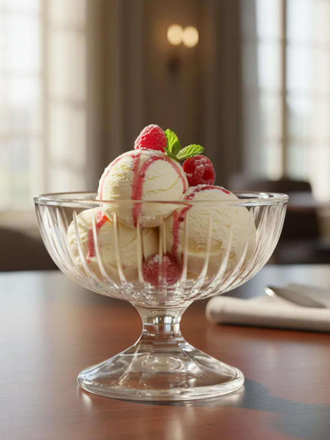 set copas de vidrio de helado 6pcs 2