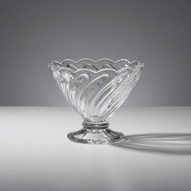 set copas de vidrio de helado 6pcs 1