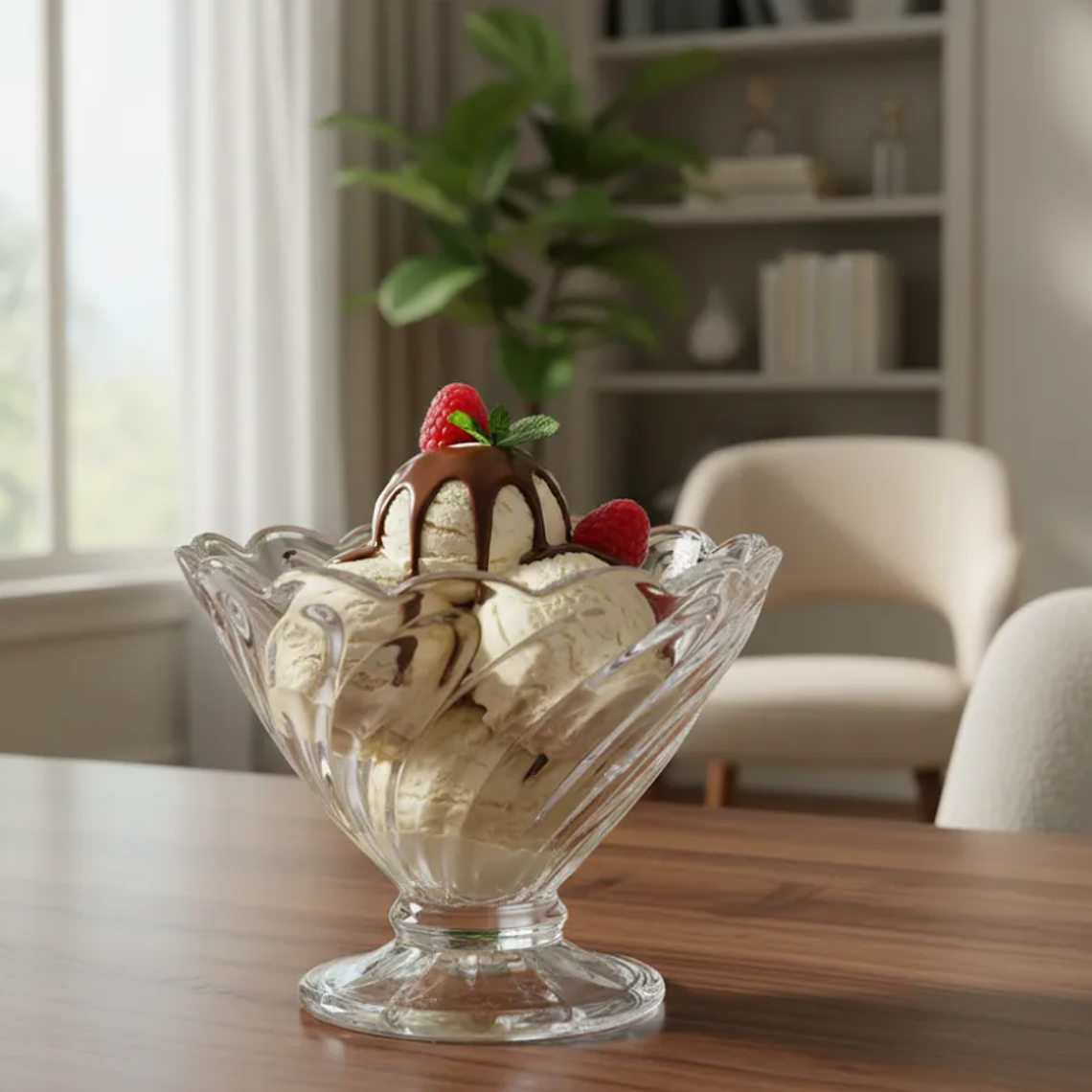 set copas de vidrio de helado 6pcs 2