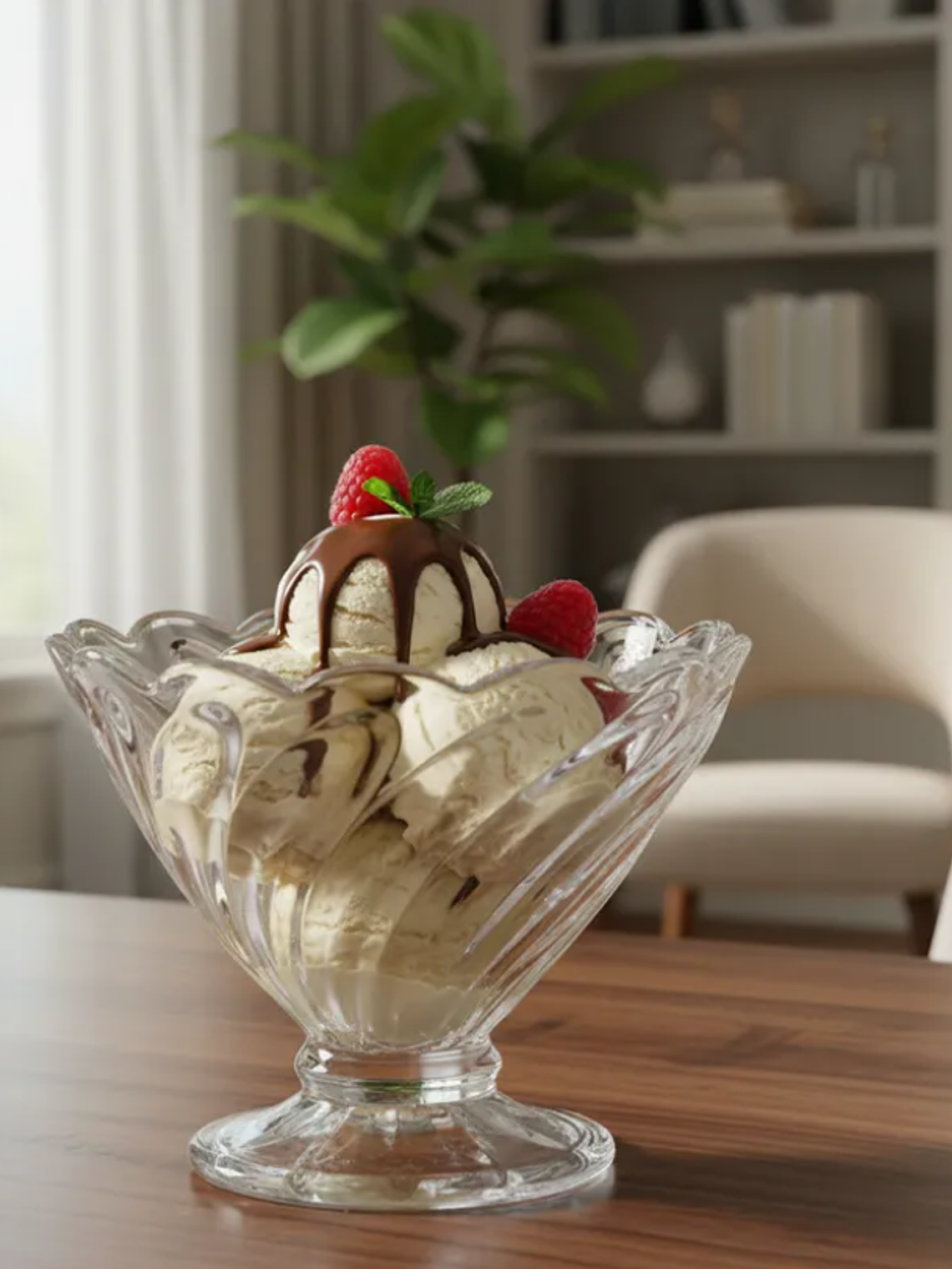 set copas de vidrio de helado 6pcs 2