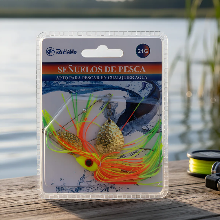 Señuelos De Pesca Tipo Spinnerbait 21gr 1