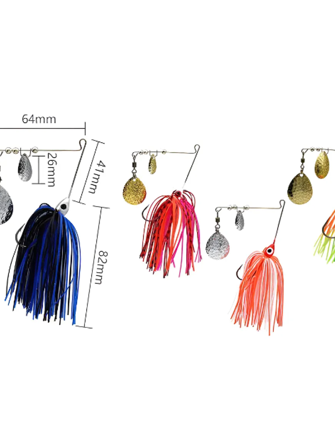 Señuelo Spinnerbait 21g Doble Hoja 2