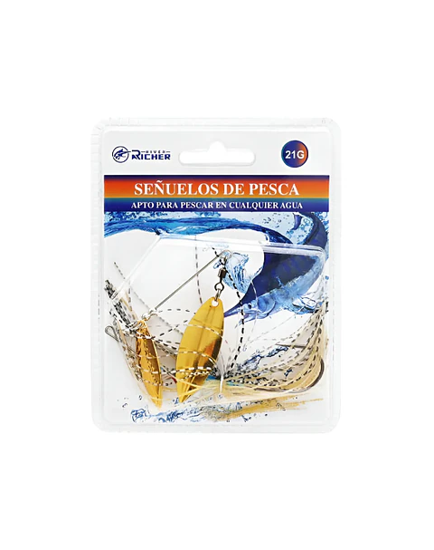 Señuelo Spinnerbait Doble Hoja 21g